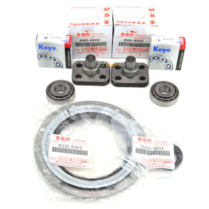 Axle Kingpins (2x) + bearings (2x) + gaskets (2x) U2SOK091 U2Autoparts